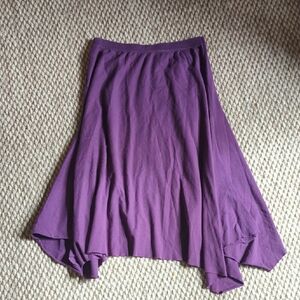 American Apparel Purple Skirt